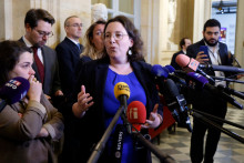 La cheffe des députés écologistes, Cyrielle Chatelain, le 14 janvier 2025 à l'Assemblée.