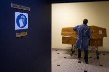 Un centre de pompes funèbres à Mulhouse.