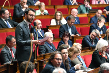 Le député socialiste Arthur Delaporte, à l'Assemblée nationale.