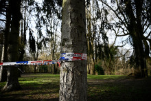 Le parc boisé des Templiers à proximité de Longjumeau où a été retrouvé le corps de la collégienne dans la nuit de vendredi à samedi.