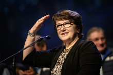 Christiane Lambert, au Salon de l'agriculture en 2023.