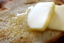 Du beurre sur du pain (illustration).