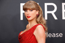 Taylor Swift lors des Grammy Awards le 2 février 2025