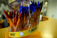 Ilage d'illustration. Collection de stylos Bic