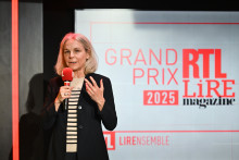 Remise du Grand Prix RTL Lire magazine 2025 à l’autrice Camille Laurent pour son livre « Ta Promesse » au Grand Studio du 56 le 24 mars 2025.
