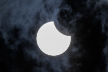 L'éclipse solaire vue de Nantes.