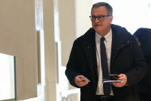 Louis Aliot au tribunal correctionnel de Paris le lundi 31 mars 2025