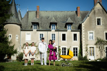 Le manoir des Hommeaux à Combrée (Maine-et-Loire), lieu de tournage principal du film "Cassandre" d'Hélène Merlin (2025).