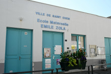 L'école maternelle Emile Zola à Saint-Ouen, 3 avril 2025