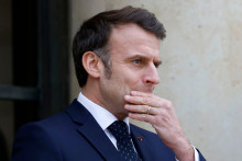 Emmanuel Macron, le 19 février 2O25.