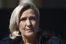 Marine Le Pen, le dimanche 6 avril.