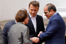 Emmanuel Macron et son homologue égyptien