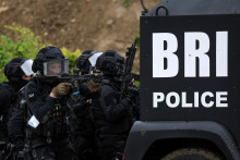Des policiers de la BRI en juin 2024.