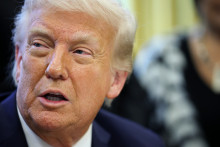 Donald Trump à la Maison Blanche, le 17 avril 2025