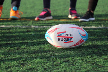 Un ballon de rugby (Image d'illustration)