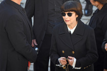 Mireille Mathieu, lors de l'hommage à Charles Aznavour.
