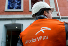 Un ouvrier d'ArcelorMittal à Liège, le 20 septembre 2012
