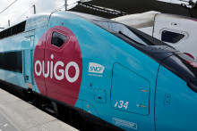 Un train OUIGO "nouvelle génération", le 24 avril 2025, en Gare de Lyon (Paris)