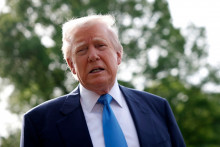 Donald Trump à Washington, le vendredi 25 avril 2025.