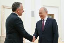 Vladimir Poutine a reçu l'émissaire américain Steve Witkoff à Moscou, le 26 avril 2025