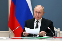 Le président russe Vladimir Poutine, le 25 octobre 2023