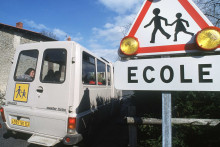 Un car scolaire (illustration)