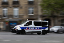 Une voiture de police (illustration)
