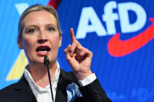 Alice Weidel, leader du parti d'extrême-droite allemand AfD, Alternative für Deutschland, le 23 février 2025