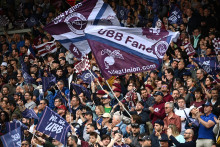Les supporters de l'UBB en quarts de Champions Cup.