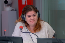 Raquel Garrido le 7 mai 2025 dans le studio de RTL