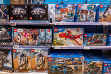 Image d'illustration, boites de Lego dans un magasin de jouets