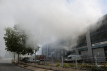 Un important nuage toxique à Vilanova i la Geltru.