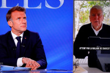 Emmanuel Macron interpellé par le journaliste Charles Biétry sur la fin de vie