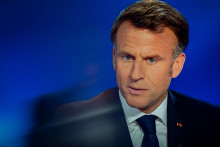 Emmanuel Macron lors de son interview sur TF1, le 13 mai 2025