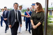 Gérald Darmanin en visite ministérielle en Guyane.