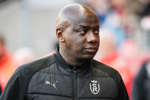 L'entraîneur rémois Samba Diawara.