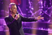 Robbie Williams, en Allemagne, en 2022.