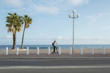 La promenade des Anglais à Nice (illustration).