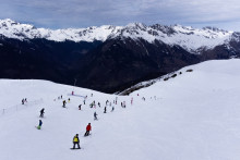 Une piste de ski (image d'illustration).