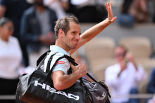 Richard Gasquet fait ses adieux au court central de Roland-Garros, le 29 mai 2025
