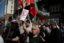 Manifestations en Bulgarie contre l'entrée dans la zone Euro.