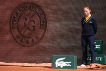 Une juge de ligne à Roland-Garros (image d'illustration)