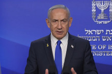 Benyamin Netanyahu lors d'une allocution le 13 juin 2025