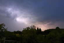 Les orages à Montlouis-sur-Loire, samedi 4 juin 2022.