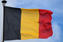 Un drapeau de la Belgique en Normandie (image d'illustration).