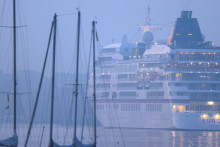 Paquebot dans le brouillard (image d'illustration).
