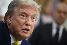 Donald Trump à la Maison-Blanche, le mercredi 18 juin 2025.