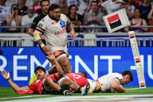 Essai de Nicolas Depoortere (UBB) face à Toulouse.