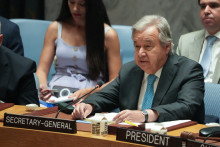 Antonio Guterres lors du Conseil de sécurité de l'ONU, 22 juin 2025