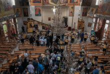 Une église syrienne a été frappée par un attentat.